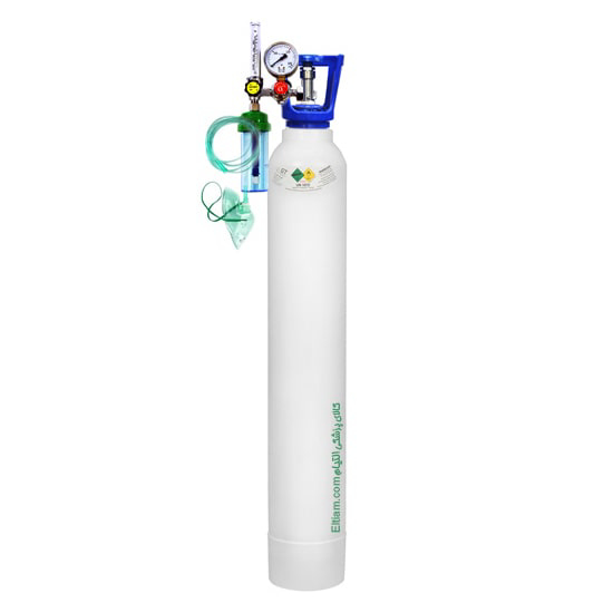 کپسول اکسیژن 10 لیتری با مانومتر طبی