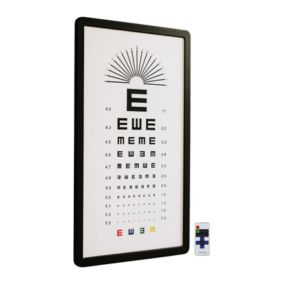 چارت چشمی بینایی سنجی آدریا 5829LED